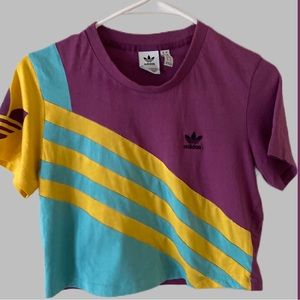 ADIDAS ORIGINALS TREFOIL SPORT CROP TOP